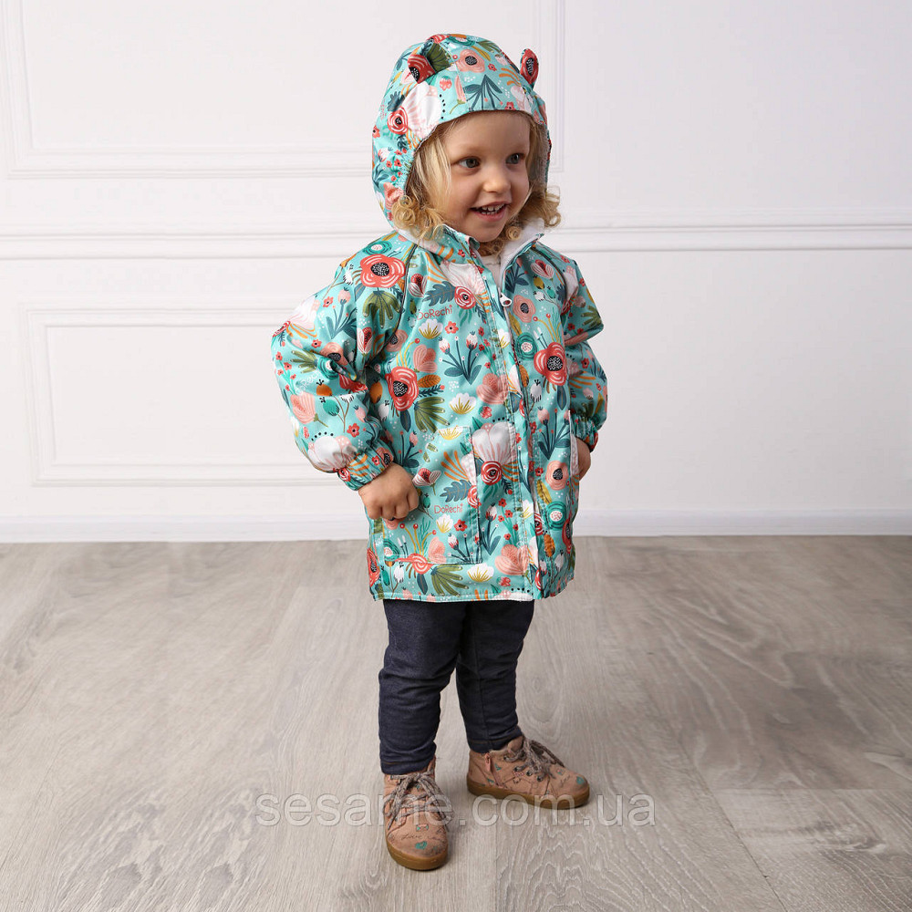 Куртка парку дитяча демісезонна Казкові квіти Харків - фото 8