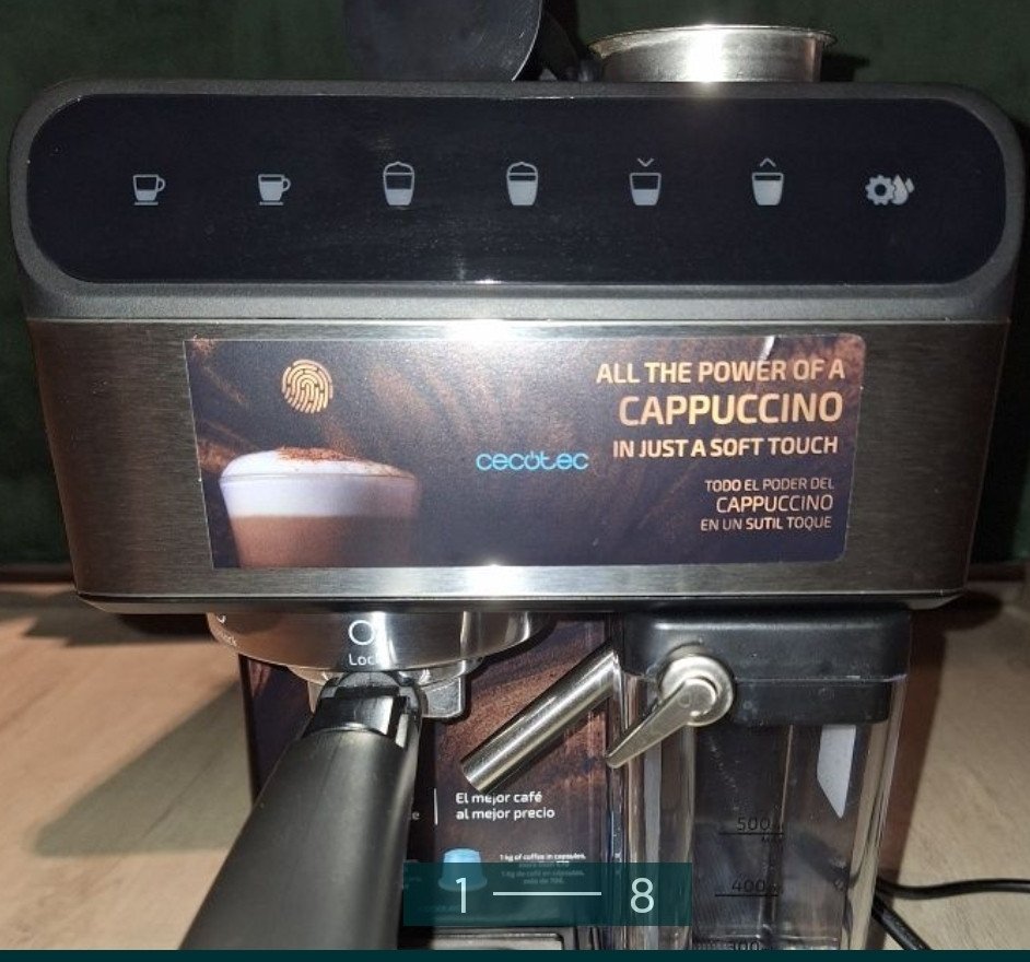 Кофемашина CECOTEC ROWER instant - ccino 20 Touch. Киев - изображение 8