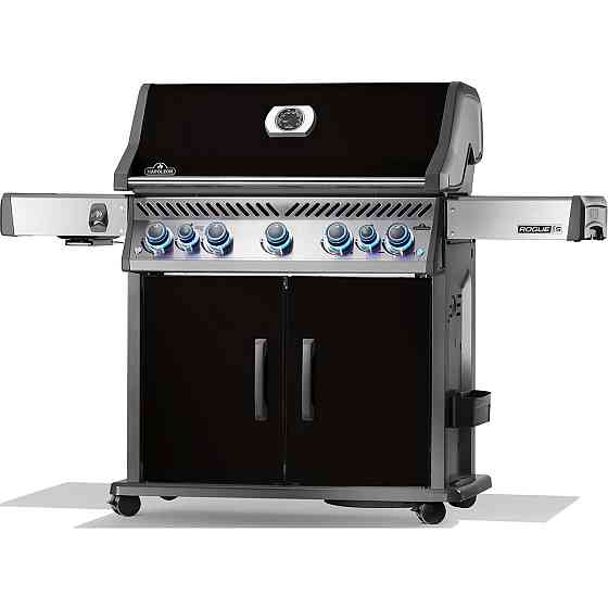 Газовый гриль Napoleon Rogue PRO-S 625 RSIB с боковой горелкой Sizzle Zone и вертилём (69912) черный RPS625RSIBPK-2-UA Код: 013125 Ровно