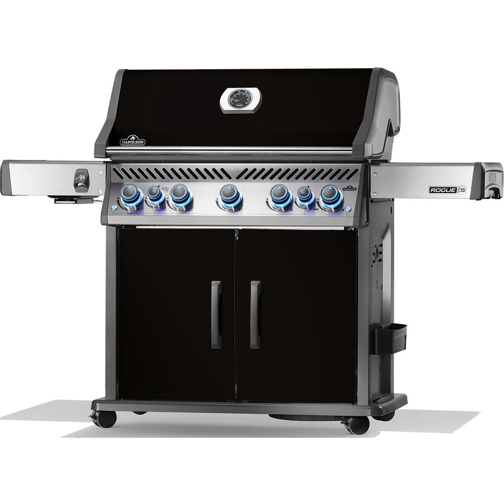 Газовый гриль Napoleon Rogue PRO-S 625 RSIB с боковой горелкой Sizzle Zone и вертилём (69912) черный RPS625RSIBPK-2-UA Код: 013125 Ровно - изображение 2