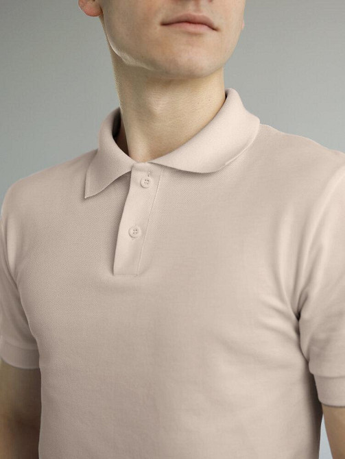 Мужская футболка поло бежевая Pobedov Royal Киев - изображение 5