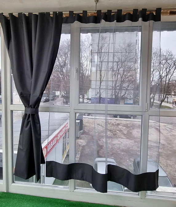Антимоскітна сітка-тюль для альтанки та вікон 3х1.8м Сірий Вінниця - фото 4