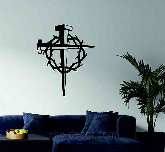 Декоративне настінне Панно «Хрест», Декор на стіну Київ