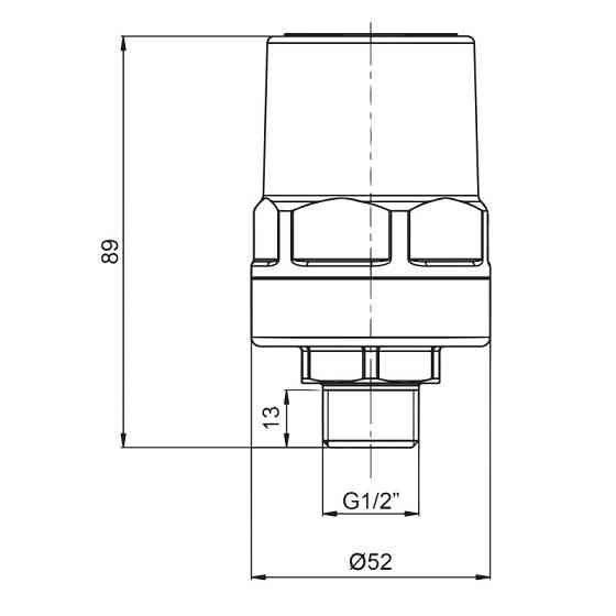 Амортизатор гідроударів Roho R1250-050 - 1/2" Н, PN50   ( RO0142 ) 28354 Харків