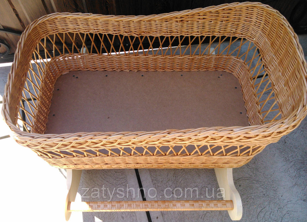 Плетене дитяче ліжечко Київ - фото 5