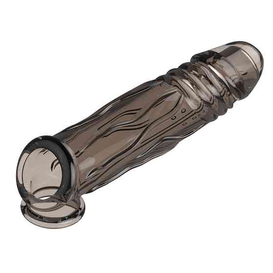 Удлиняющая насадка Meleon - Big Black Bird penis sleeve, PS-29 Sex Aura Киев
