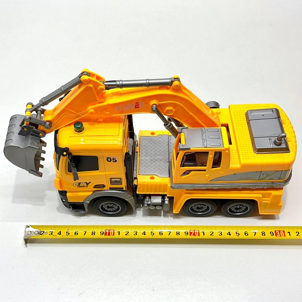 Машинка будтехніка на радіокеруванні акумулятор підсвічування рухомі деталі Жовта (YJ-113-1-2) Чернігів - фото 2