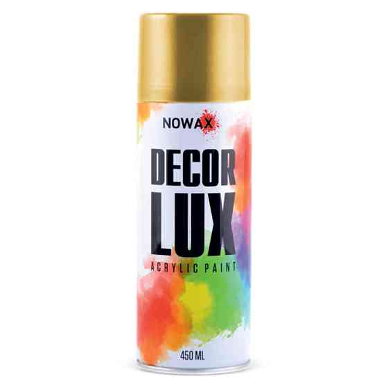 Фарба акрилова Nowax Spray Золотий металік 450мл (NX48058) Львів