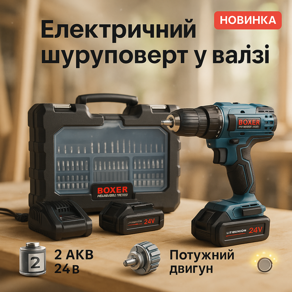 Надежный шуруповерт для дома с набором, Аккумуляторная отвертка с универсальными насадками ZK-37 Львов - изображение 11