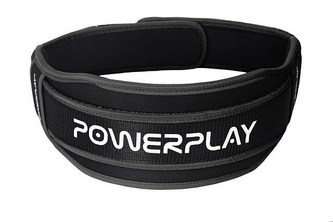 Пояс неопреновий для важкої атлетики Power Play 5546 Black XL Кам'янське - фото 1