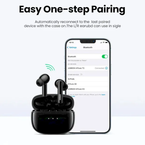 Бездротові навушники UGREEN HiTune T3 з активним шумозаглушенням Київ - фото 2