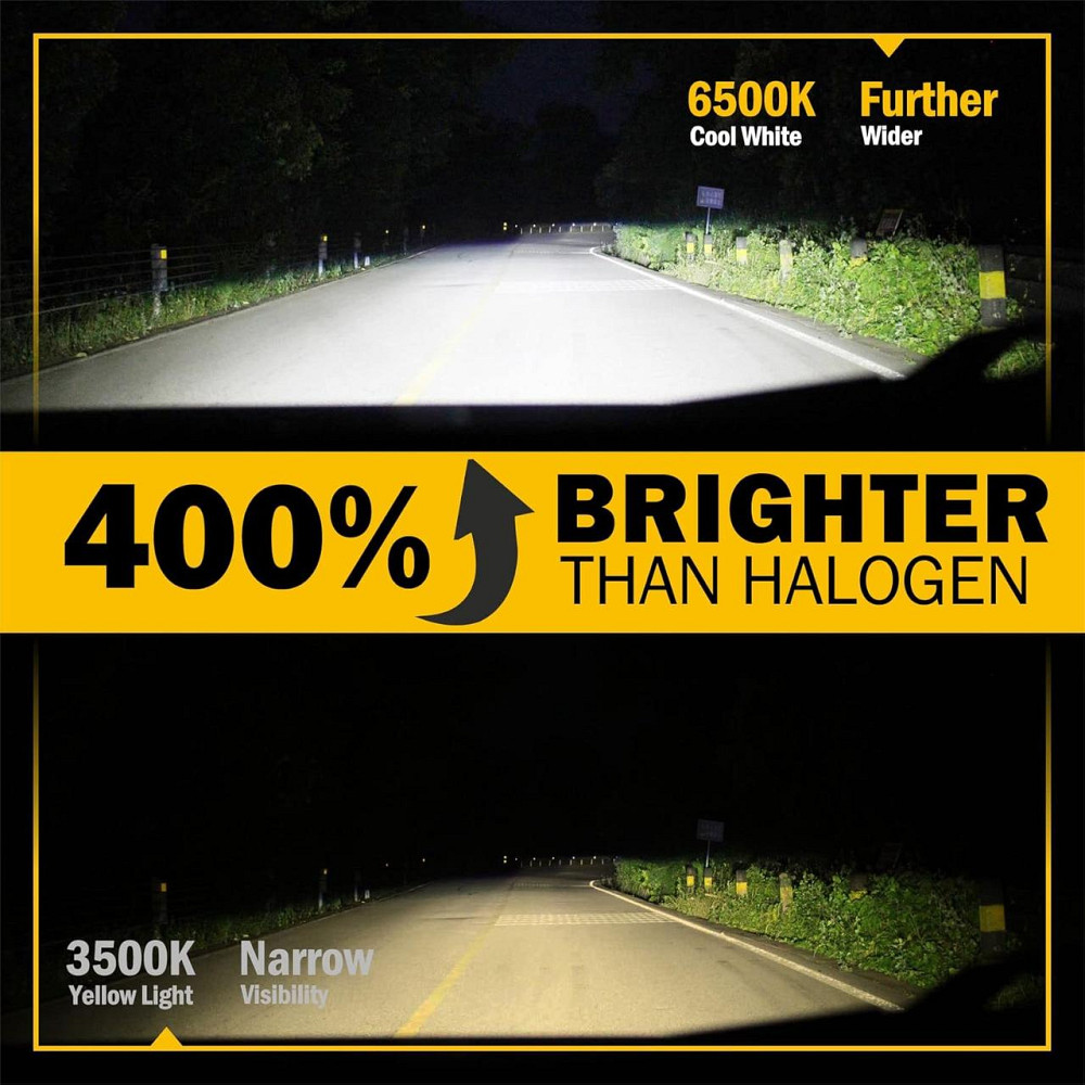 Светодиодная противотуманная лампа H7 LED 20000LM 70W 6500K Киев - изображение 5