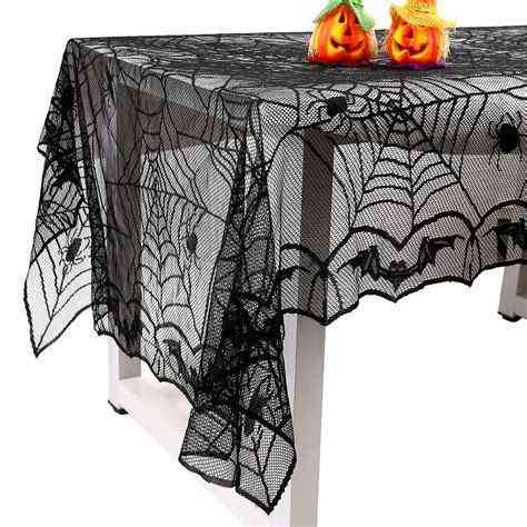 Скатерть на Хэллоуин 244 на 122 см черный Киев