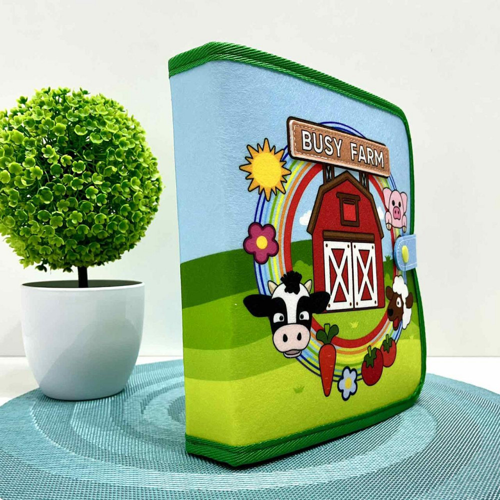 Бізіборд-книга фетрова з активностями 21×6×22 см (C 71085) Чернигов - изображение 7