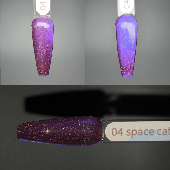 Світловідбивний гель-лак Gelix Space Cat №4 (з ефектом котячого ока) 8мл Херсон