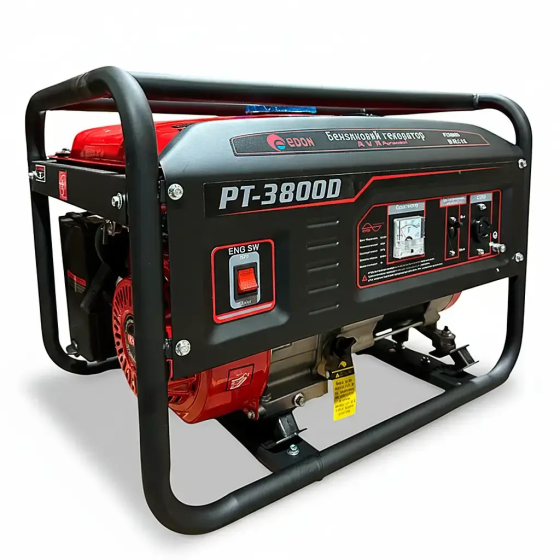 Бензогенератор Edon PT-3800D 2.8/3.0 кВт 220В, медная обмотка, AVR Киев