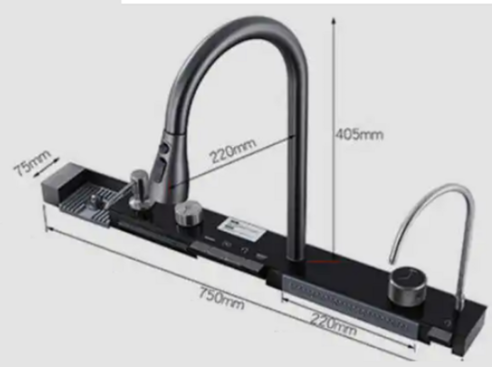 PLATINUM Змішувач "Русалка" під мийку Handmade 75*45M /75*45E Platinum Київ - фото 2