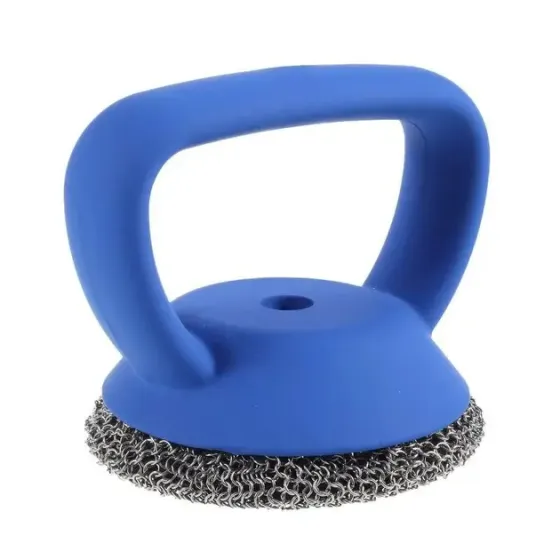 Щетка металлическая для мытья посуды, сковородок CLEANING BRUSH AND-3 с ручкой Коломия