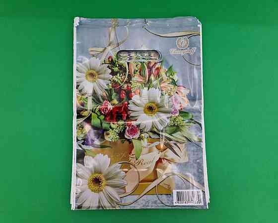Пакети з вирубаною ручкою (22*30) "Ромашки" Рендпако (50 шт.) Харків