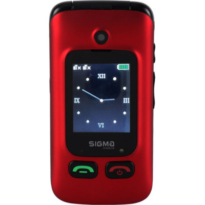 Мобильный телефон Sigma Comfort 50 Shell Duo Type-C Red Black (4827798212516) Винница - изображение 1