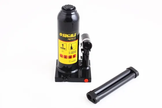 Домкрат гідравлічний 5 т 210-420м Sigma з передохром клапаном Вінниця