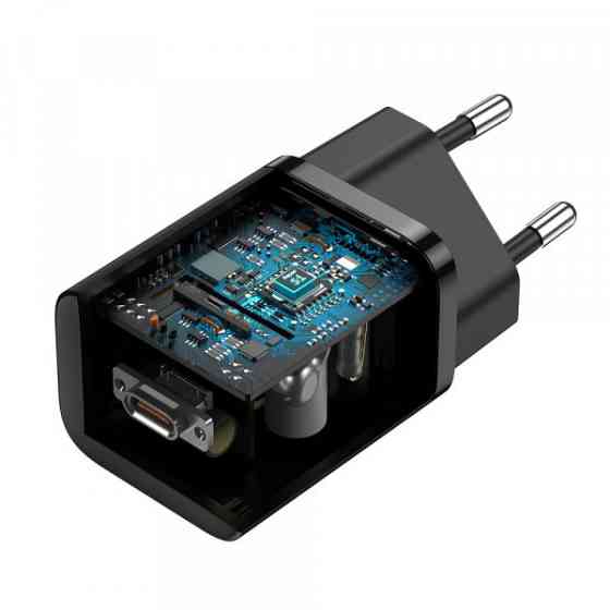 Зарядний пристрій 1xUSB 25W (USB-C) Чорний Baseus (CCSP020101) Киев