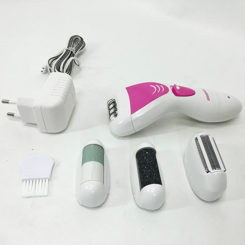 Безболезненный эпилятор для ног Gemei GM-7006 4в1, Эпилятор для эффективного удаления волос DH-77 Львов - изображение 14