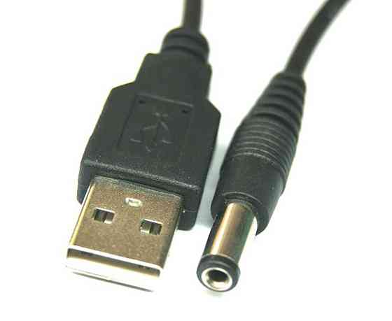 Кабель живлення USB AM - DC 5,мм, 0.8м Вінниця