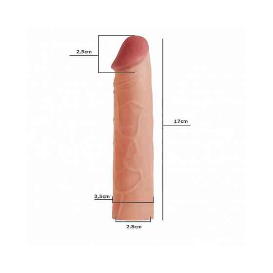 Насадка на член - Pleasure X-Tender Penis Sleeve Add 1