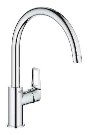 Кухонний змішувач Grohe BauLoop New 31368001 сучасний дизайн Харків
