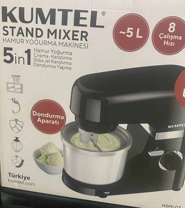 Кухонная машина Kumtel stand mixer на 5 литров. Киев - изображение 1