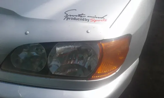 Наклейка на авто Чёрная с Красным Sport mind produced by sports Киев