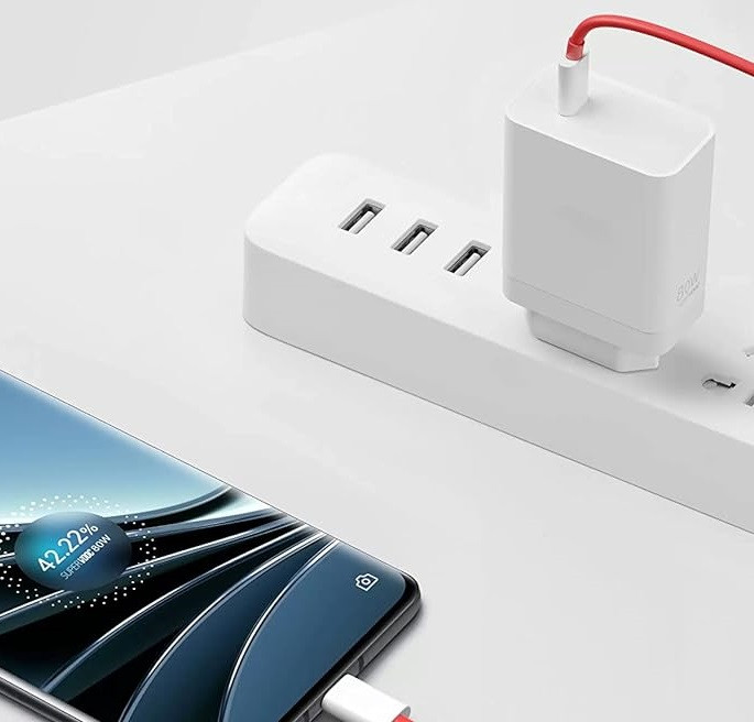 Зарядний пристрій OnePlus SuperVOOC 100W USB Type-C білий блок живлення для смартфона швидка зарядка Николаев - изображение 2