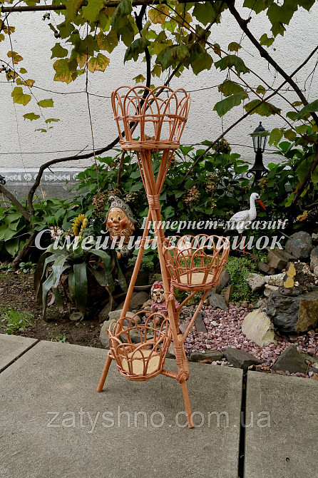 Подставка на цветы плетеная Киев - изображение 2