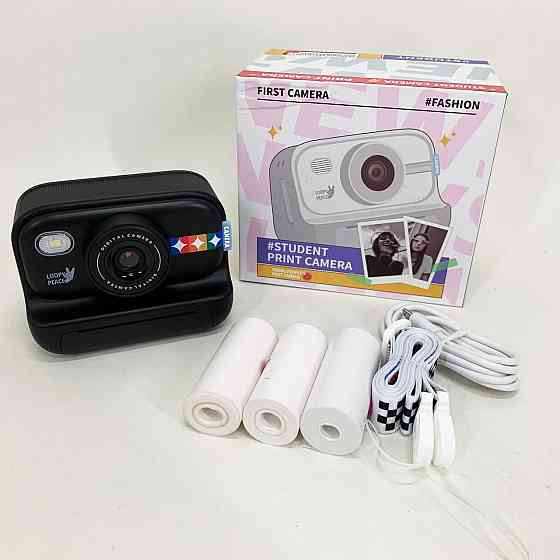 Детская камера с возможностью печати, Детский фотоаппарат моментальной печати с принтером XR-87 Львов