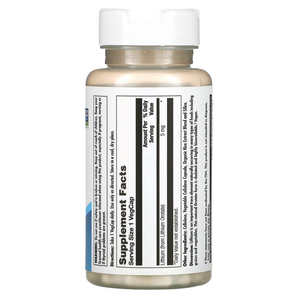 Літій KAL Lithium Orotate 60 капс Київ - фото 2