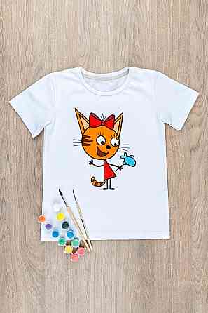 Футболка-раскраска детская , 