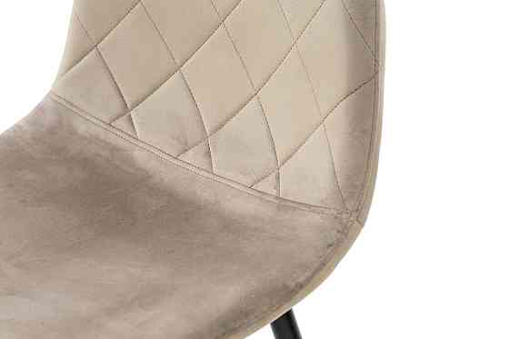 Стілець Ембер-L, чорний/ велюр бежевий Киев