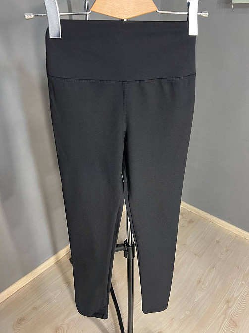 Лосины женские LADY HUREM 2512 дайвинг ойшо высокая талия широкий пояс черные, черный, S Киев - изображение 6