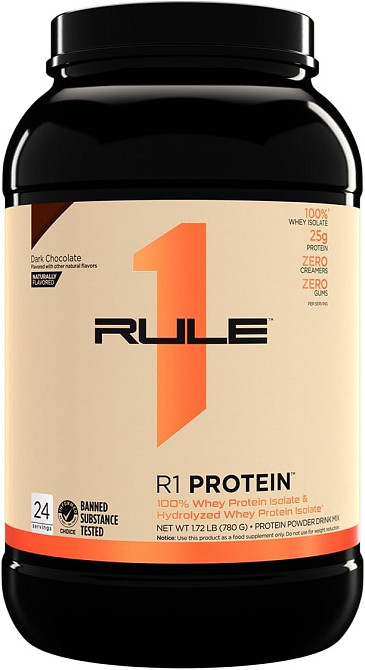 Протеїн Rule One Protein 780 gram ( Dark Chocolate Naturally Flavored ) Луцьк - фото 1