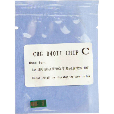 Чип для картриджа Canon 040 LBP710/712 Cyan 10K WWM (JYD-Can040HC) Вінниця - фото 1