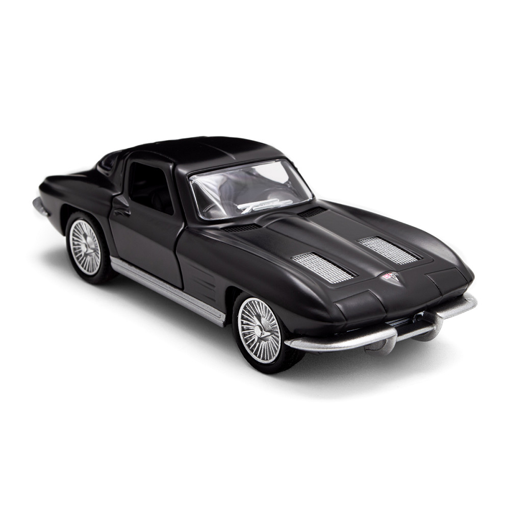 Автомодель - Chevrolet Corvette Split Window 1963 (матовий чорний) Днепр - изображение 13