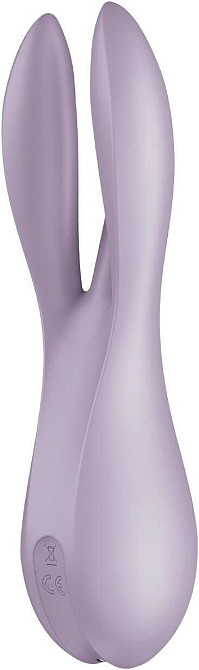 Клиторальный вибратор Satisfyer Threesome 2 Violet, 3 гибких пальчика, 3 мотора Sex Aura Киев - изображение 4