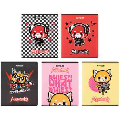 Тетрадь Kite Aggretsuko, 24 листа, клетка (AR25-238) Винница