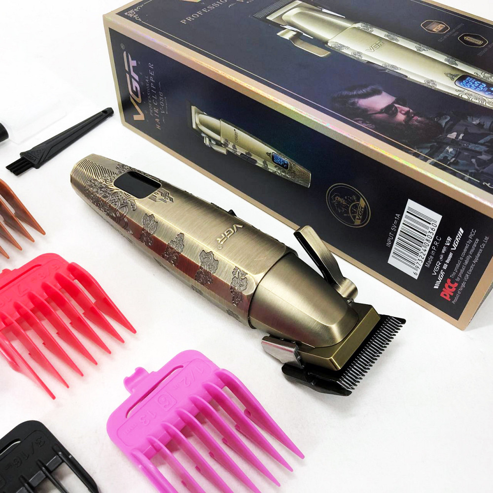 Парикмахерская машинка аккумуляторная профессиональная, Мужской триммер для окантовки BZ-42 Львов - изображение 7