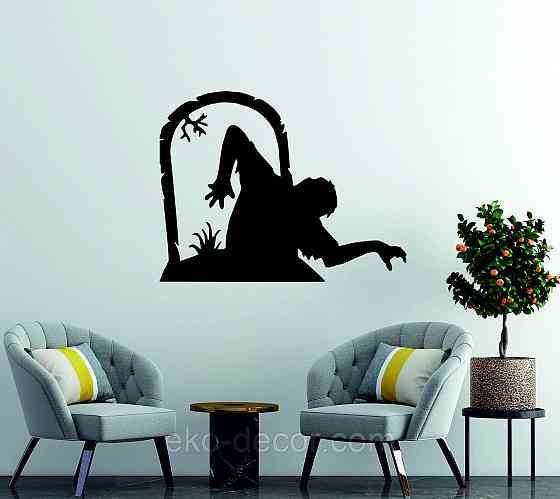 Декоративне настінне Панно «Кладливо», Декор на стіну 90*69 см, Чорний Київ