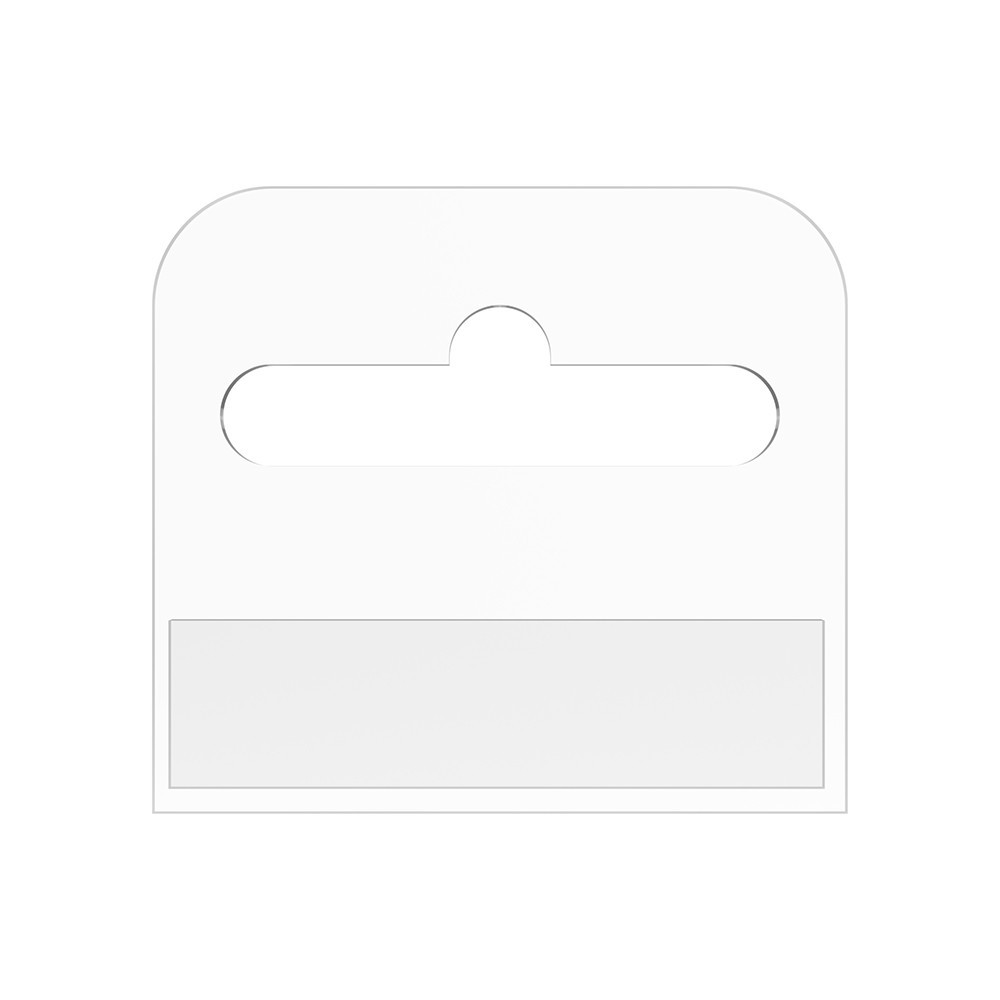 Самоклеючий прозорий гачок-вішалка 37х41 мм Київ - фото 1