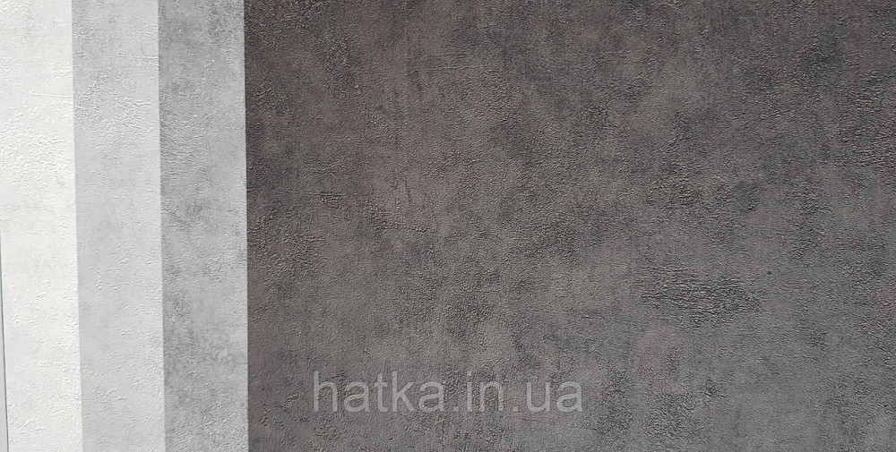 Шпалери вінілові на флізеліні Caselio 0.53х10 Beton 2 під штукатурку під бетон структурні сірі мусон Київ - фото 6