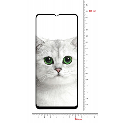 Стекло защитное BeCover Realme C21Y Black (706904) Винница - изображение 2
