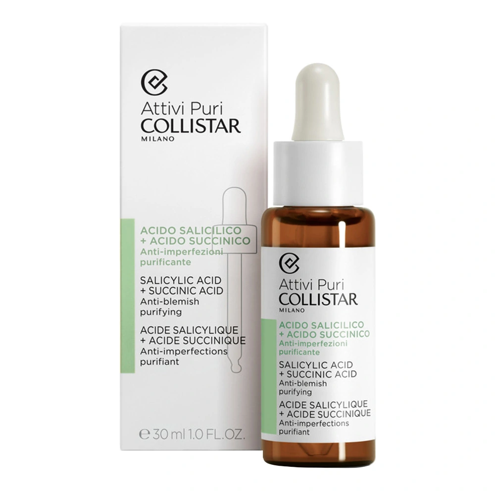 Концентрат для обличчя Collistar Attivi Puri Salicylic Acid + Succinic Acid 30ml Слов'янськ - фото 2